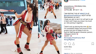 Cosplayer Transforms Into Mai Shiranui, Thanks To Plenty Of Padding